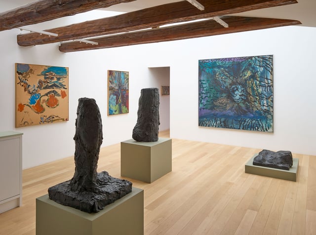 View fra udstillingen <i>Across Time and Media</i>. Foto: Galleri Bo Bjerggaard.