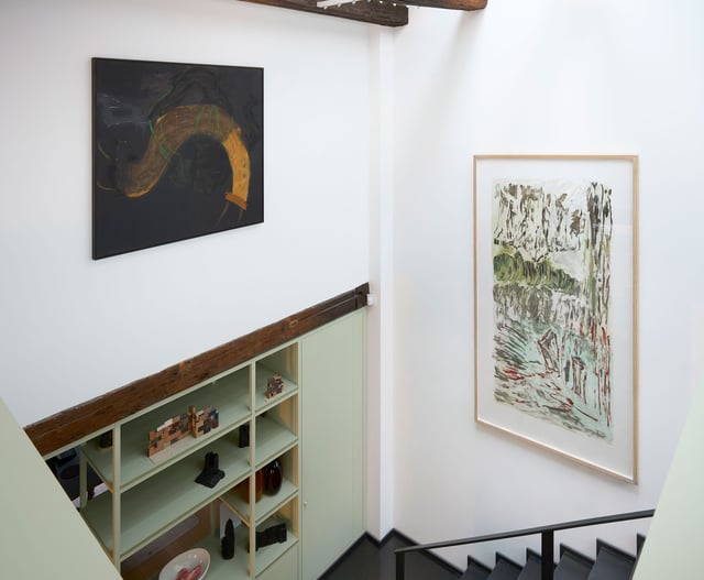 View fra udstillingen <i>Across Time and Media</i>. Foto: Galleri Bo Bjerggaard.