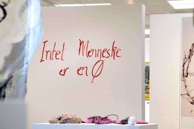 Malene Landgreen: <i>Intet menneske er en ø</i>. Foto: Torben E. Meyer.