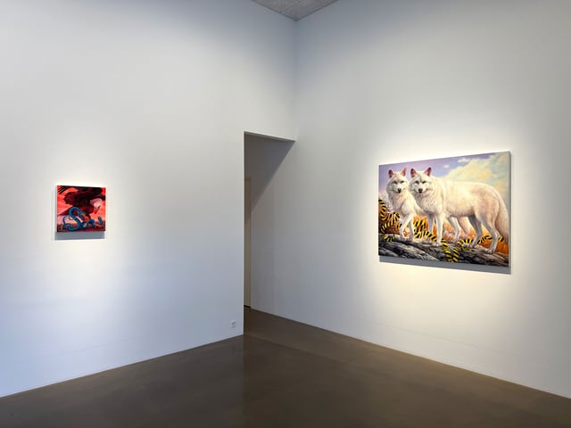 Installationsview fra udstillingen Absolute Elsewhere. Foto: Morten Poulsen.