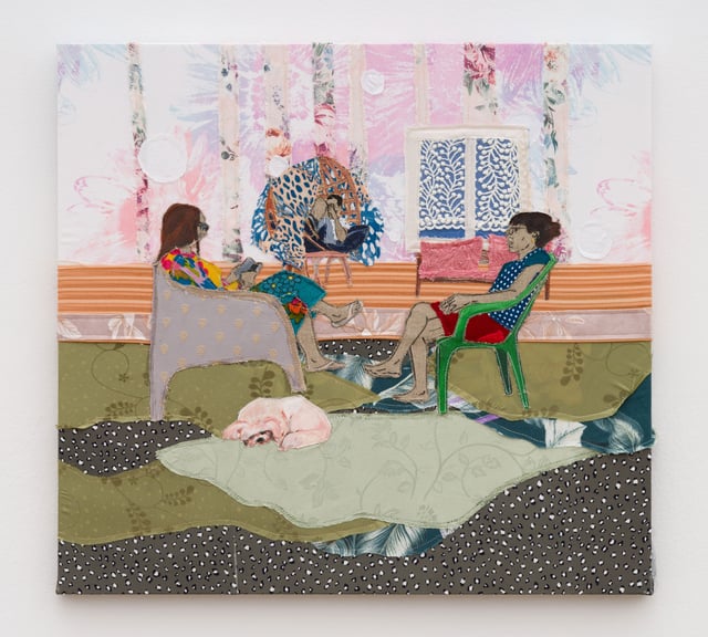 View fra udstillingen <i>Pani, so tradeł / Water that Wanders</i> af Małgorzata Mirga-Tas. Foto: David Stjernholm.