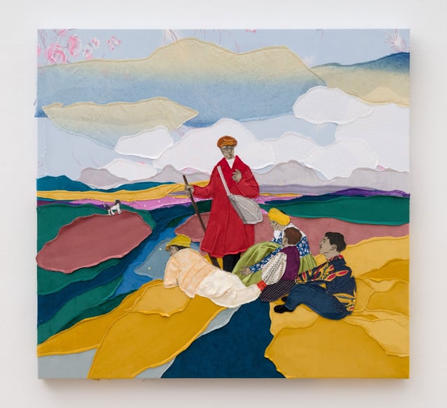 View fra udstillingen Pani, so tradeł / Water that Wanders af Małgorzata Mirga-Tas. Foto: David Stjernholm.