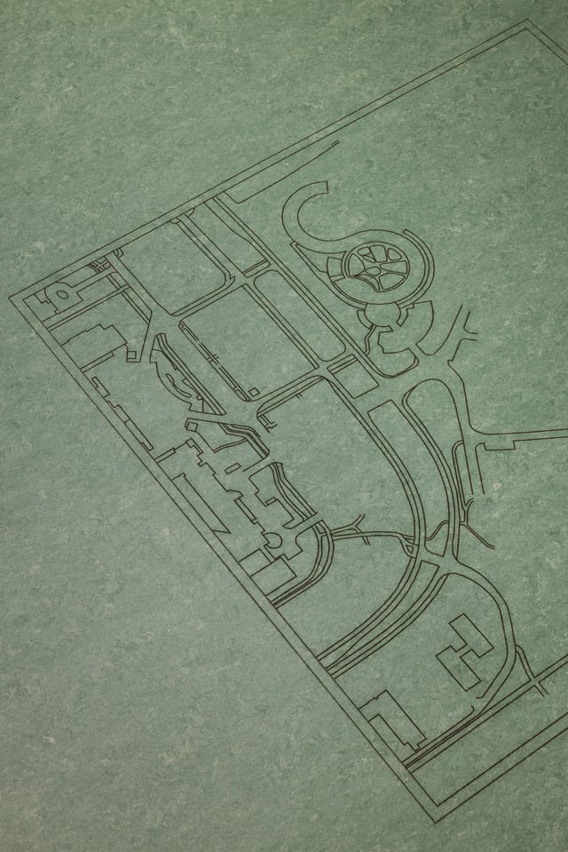 View fra udstillingen <i>Rest and Routine – Duet for Sanatorium and Modern Hospital</i>. Foto: Mads Holm.