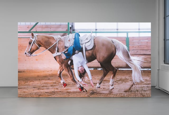 View fra Freja Sofie Kirks <i>Pastimes</i>. Foto: David Stjernholm.