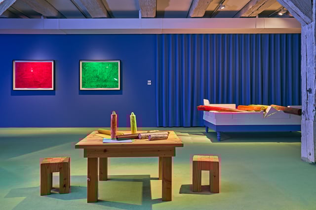 Egill Sæbjörnsson: <i>The Drawing Corner</i>, 2019. Foto: Chris Calmer.