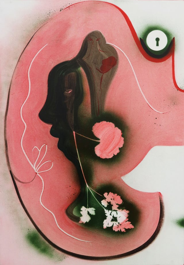 Kathrine Ærtebjerg: <i>Det stumme sprog</i>, 2025. Foto: Charlotte Fogh Gallery.