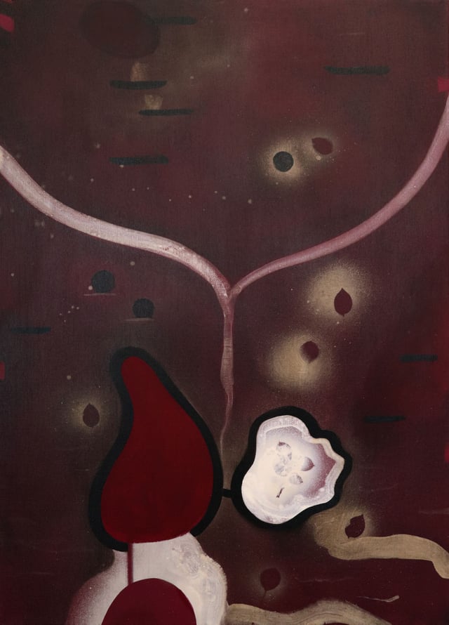 Kathrine Ærtebjerg: <i>Himmel på jord</i>, 2025. Foto: Charlotte Fogh Gallery.