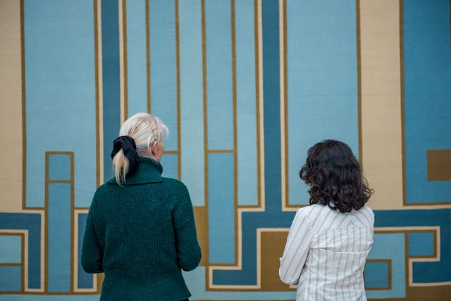 Installationsview fra udstillingen Anna Thommesen: Vævninger. Foto: SMK.