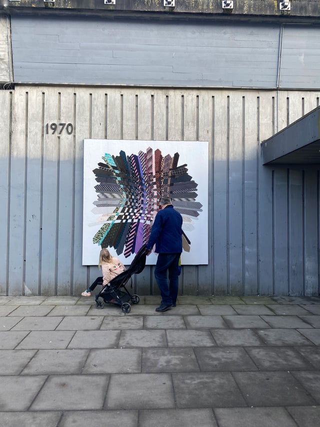 Mette Kit Jensen: <i>EKSKLUSIVT NETVÆRK</i>, billboard. Foto: Mette Kit Jensen.