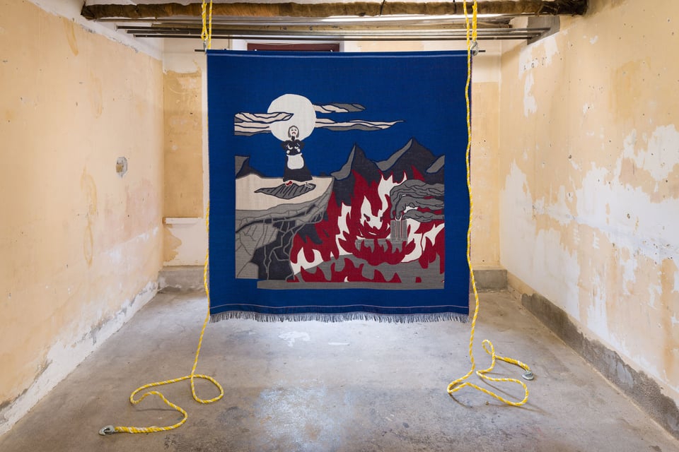 View fra udstillingen <i>BURN THE WORLD</i>, 2021. Foto: Mikkel Kaldal