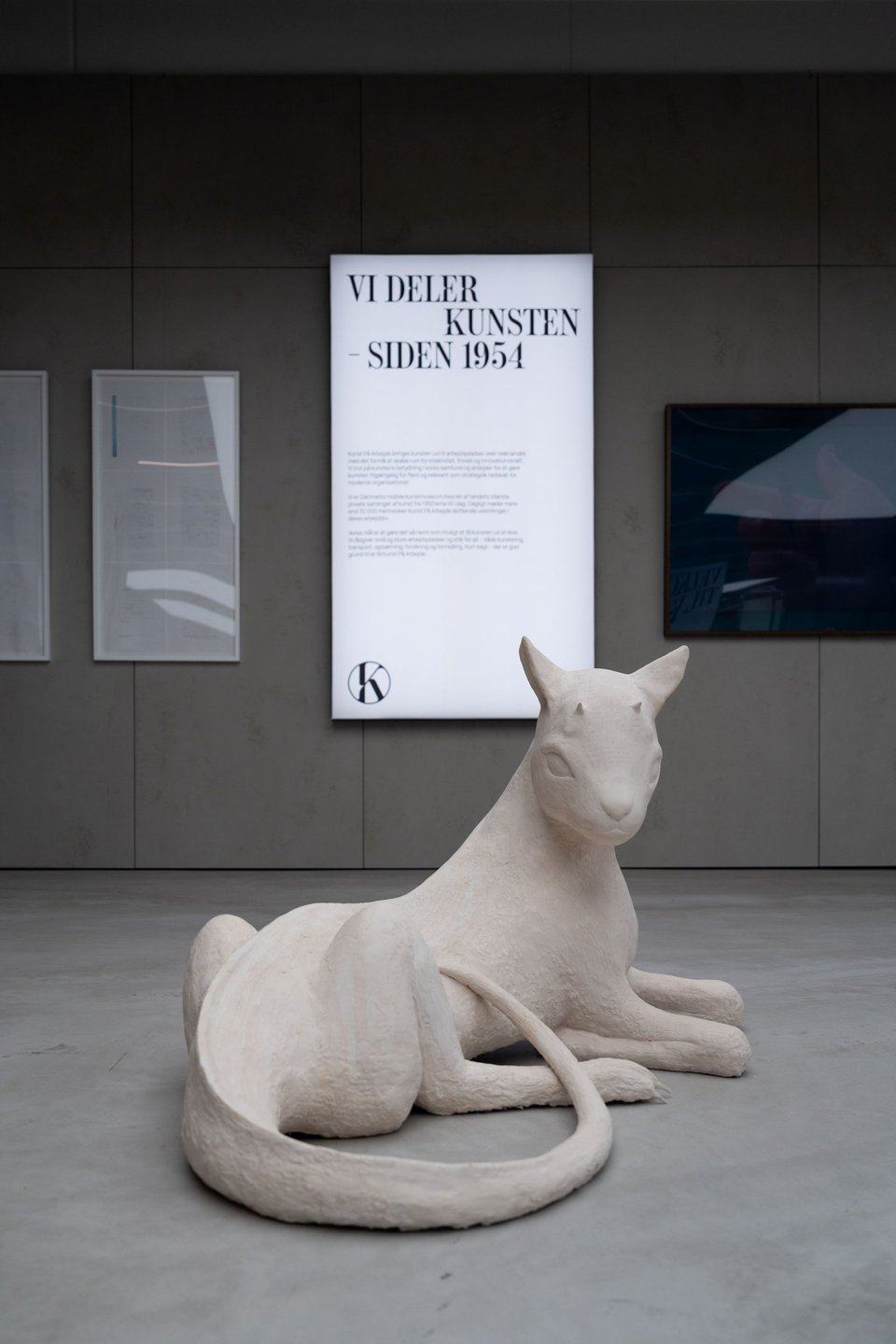 Stella Beling. Kunst På Arbejde, <i>ÅRGANG 2025</i> hos Polestar Space i Vallensbæk. Foto: Daniel Rasmussen