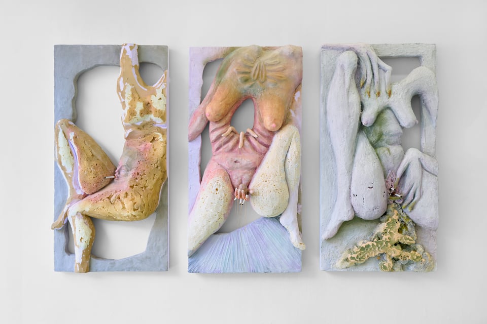 Nanna Starck: <em>The aesthetic of the unpretentious, Circular motion out of me, Digust unthreatening</em>, 2023. Foto@GRAYSC.