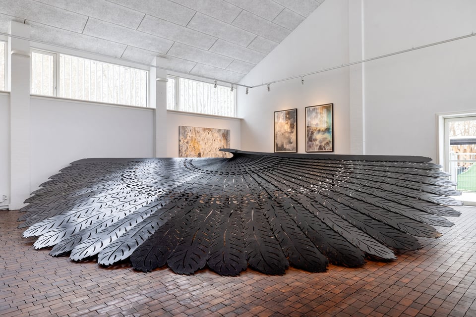 Marianne Grønnow: <i>The Fan</i>, installationsview, 2026. Foto: Frida Gregersen.