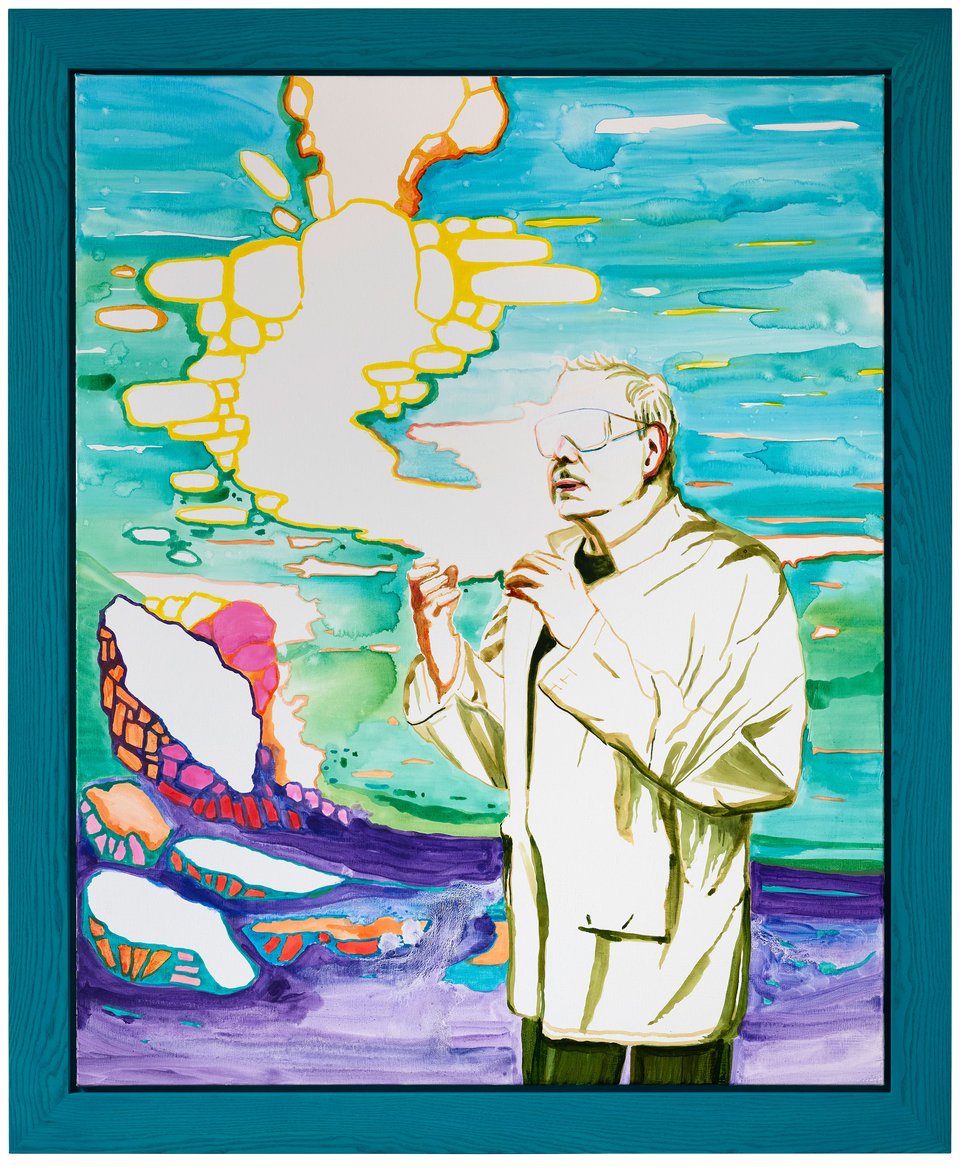 John Kørners portræt af Morten Meldal. Foto: Frederiksborg.