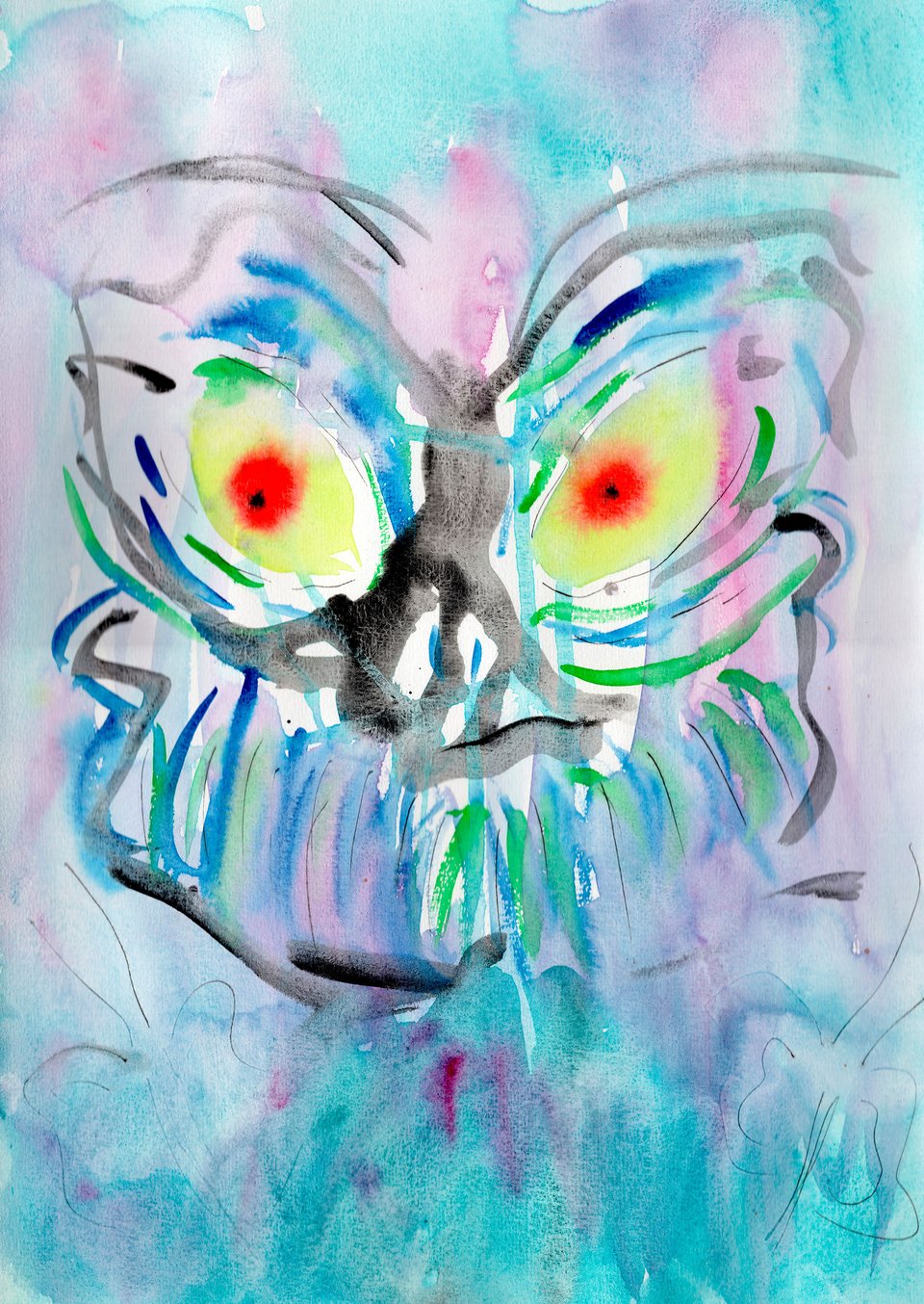 Værk af Noah Umur Kanber. Foto: Skitsehandlen.