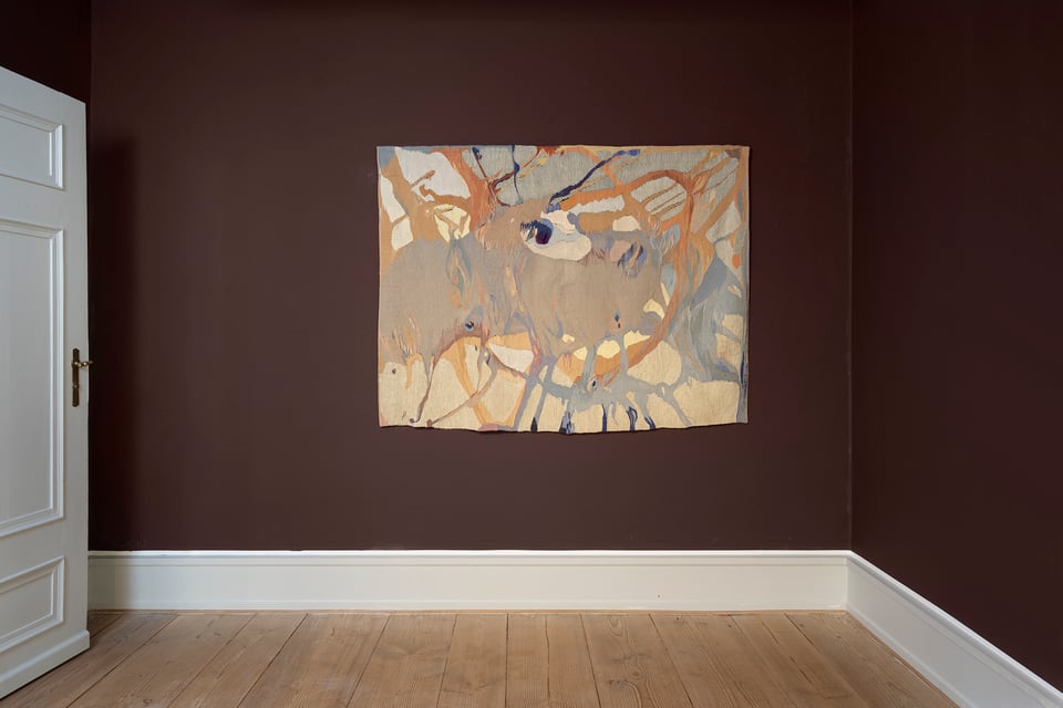 Inge Bjørn: <i>Marskhimmel</i>, 1971-1972. Fra udstillingen <i>Intuition Revolution</i> på Sophienholm. Foto Jan Søndergaard 
