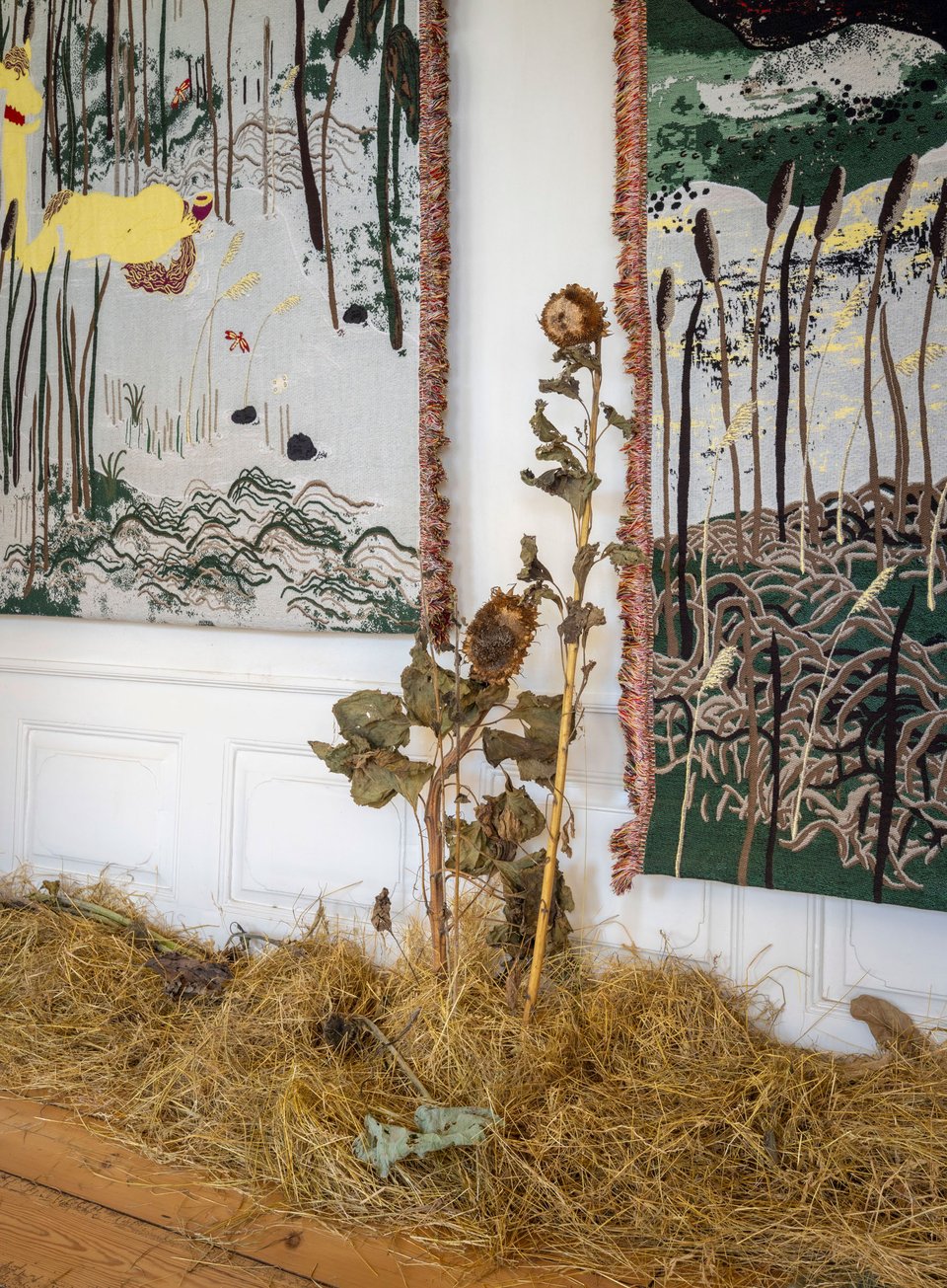 Fra udstillingen <i>Memory Drip</i>, 2024 på Rønnebæksholm. Foto: Malle Madsen