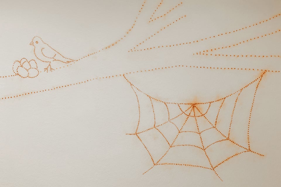 Close up af <i>The Great Clotheslines</i> af Eva Posas & Alan Sierra. Foto: Simon Bendix Borregaard