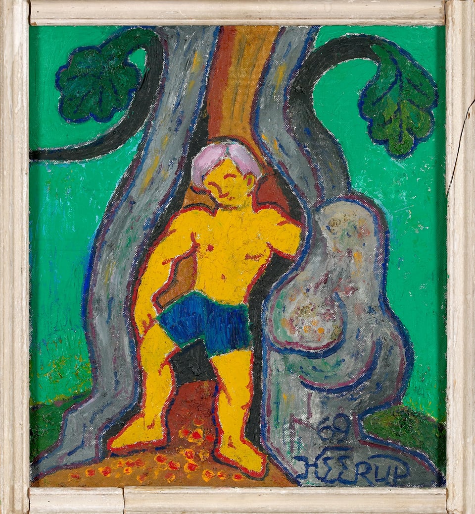 Henry Heerup: <i>Drengen ved Ulvedalsegen</i>, 1969. Foto: Michael Dam