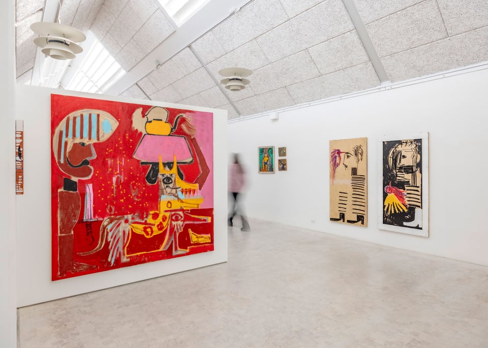 View the exhibition <i>Farshad Farzankia og Henry Heerup: Your Mother Is My Mother from Another Mother</i> at Heerup Museum. Photo: Malle Madsen