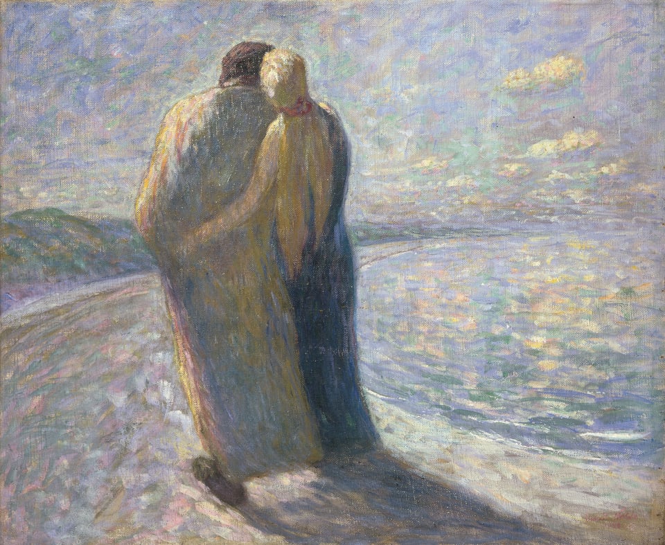 Emil Nolde: <i>To ved stranden</i>. Foto: D. Dunkelberg, © Nolde Stiftung Seebüll.