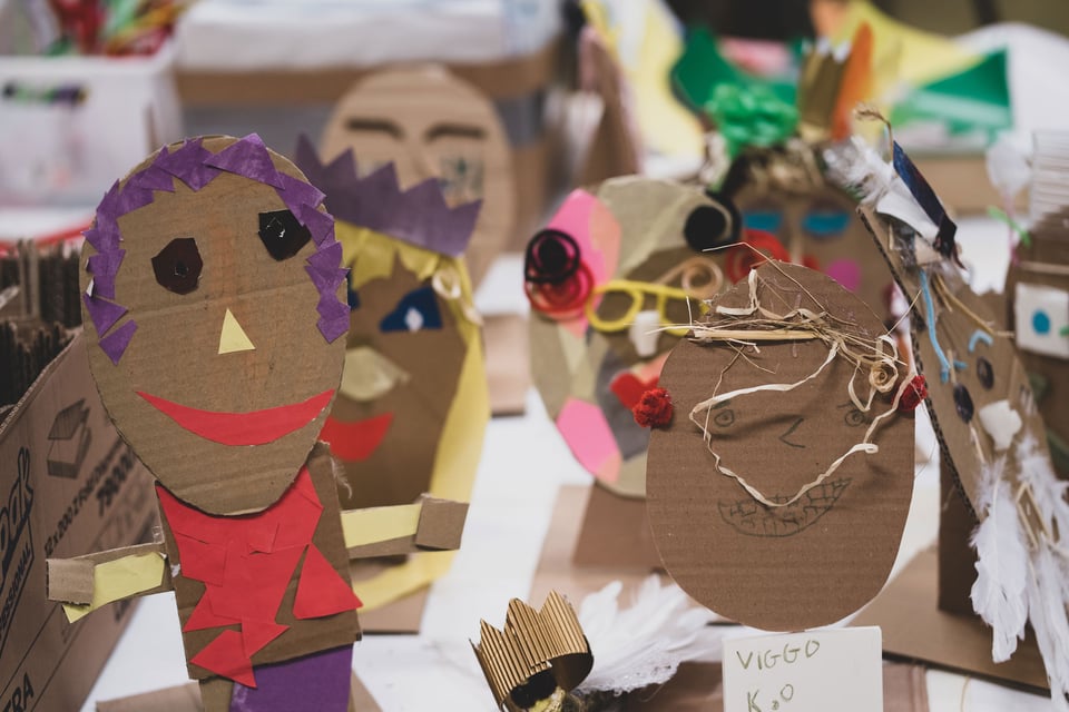 Børnenes værksted på SMK. Foto: Statens Museum for Kunst.