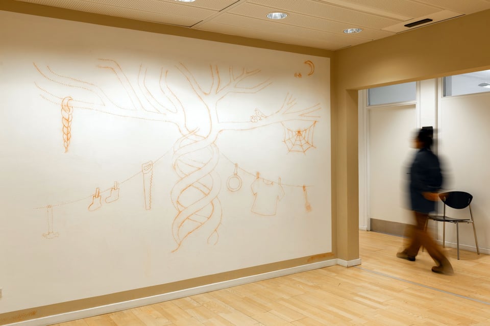 <i>The Great Clotheslines</i> af Eva Posas & Alan Sierra. Foto: Simon Bendix Borregaard